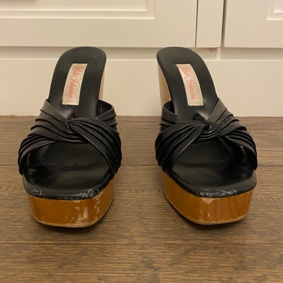 Lulu Johnson Platform Slip On Wedges - Picture 2 of 5